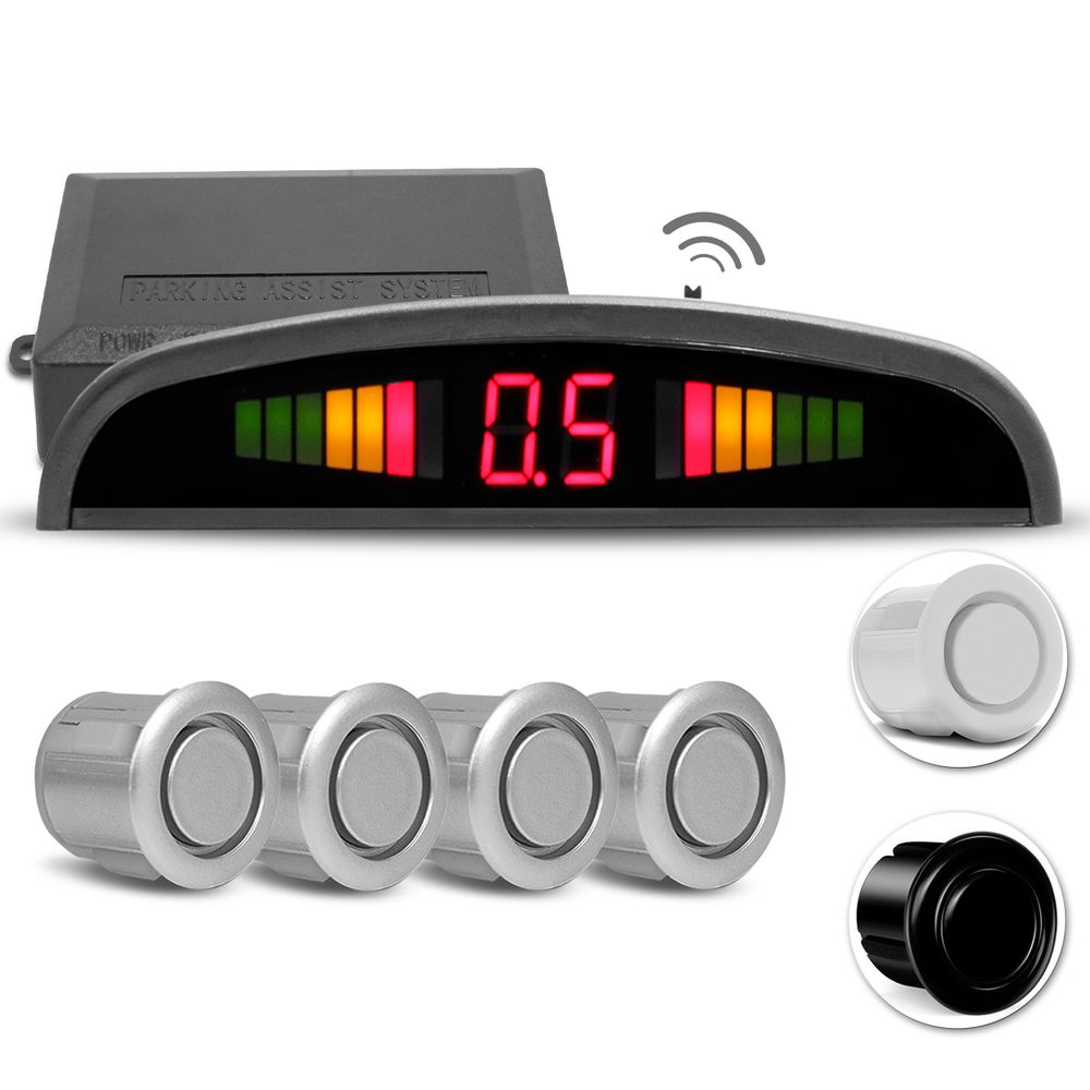 Sensor De Estacionamento 4 Pontos Com Display Menor preço em Sensor De Estacionamento 4 Pontos Com Display