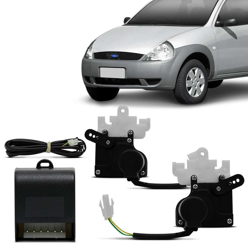  Kit Cerradura Eléctrica Específica Ford Ka a Portas Mono Servantia Sistema Plug and Play