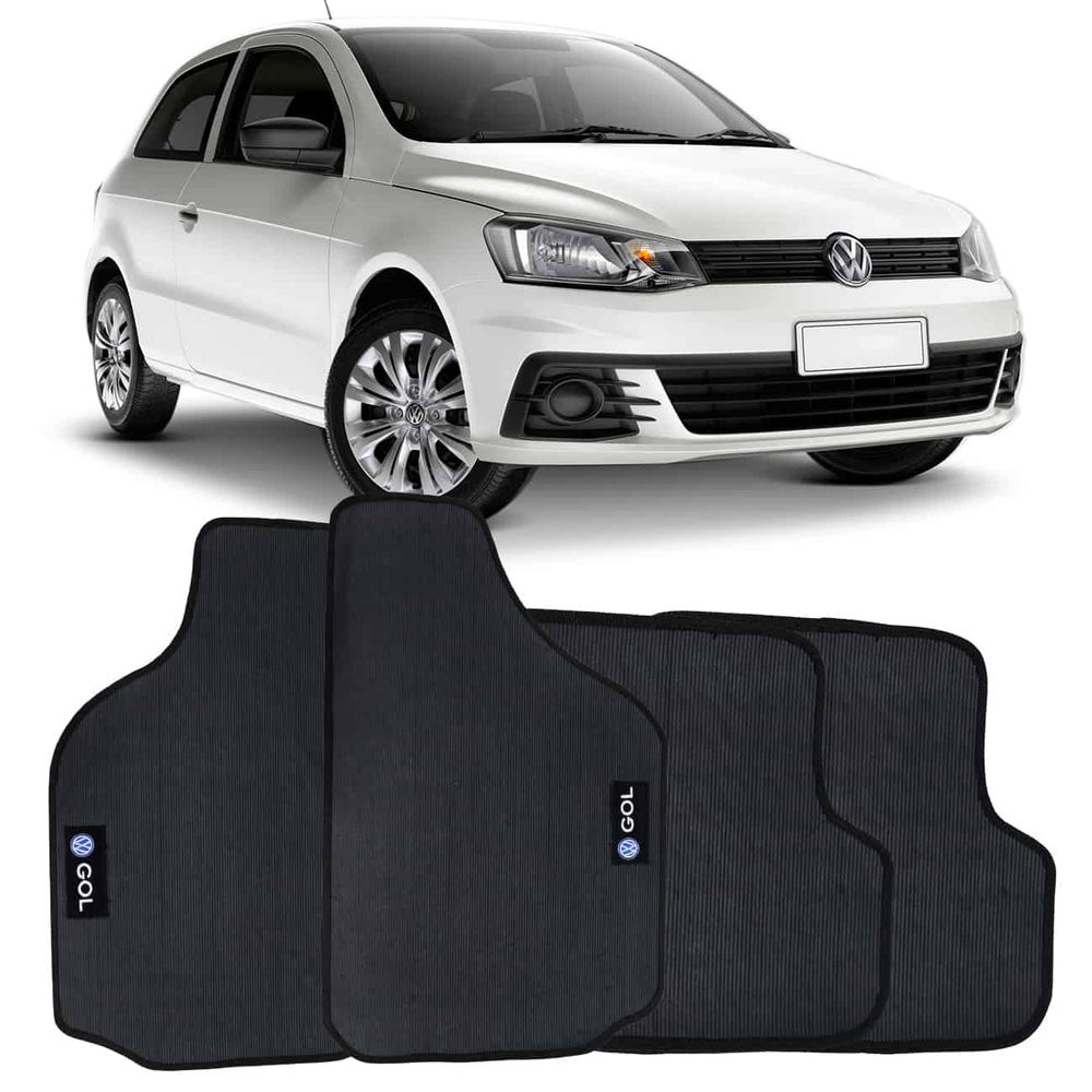 Jogo de Tapetes Borracha PVC Gol G6 G7 2013 2014 2015 2016 2017 2018 2019 2020 Preto Grafia Emblema Menor preço em Jogo de Tapetes Borracha PVC Gol G6 G7 2013 2014 2015 2016 2017 2018 2019 2020 Preto Grafia Emblema