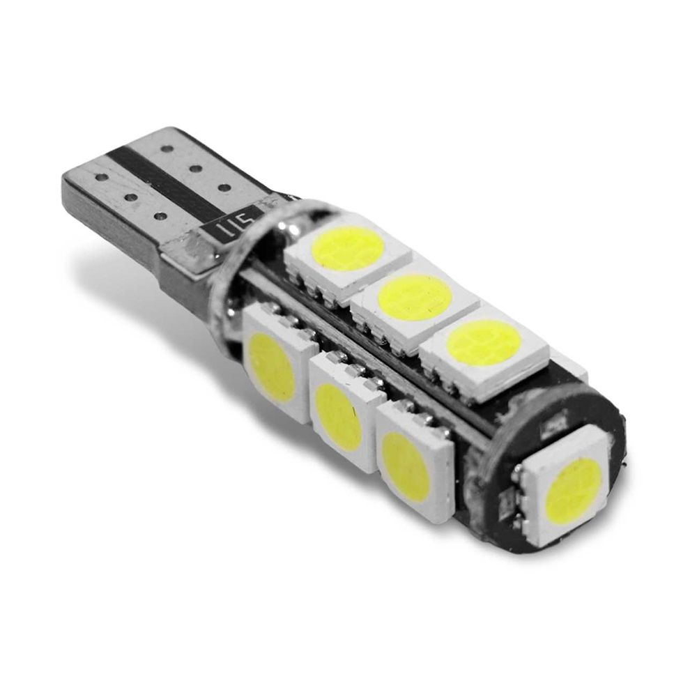 Lâmpada Pingão 13 LEDs 6000K 12V 5W Lanterna Luz Placa Porta Mala Teto Menor preço em Lâmpada Pingão 13 LEDs 6000K 12V 5W Lanterna Luz Placa Porta Mala Teto