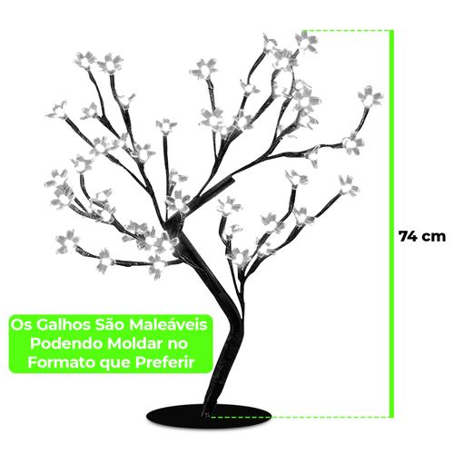 árvore De Natal Flor De Cerejeira 140 Leds Decoração - Connect Parts