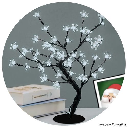 árvore De Natal Flor De Cerejeira 140 Leds Decoração - Connect Parts