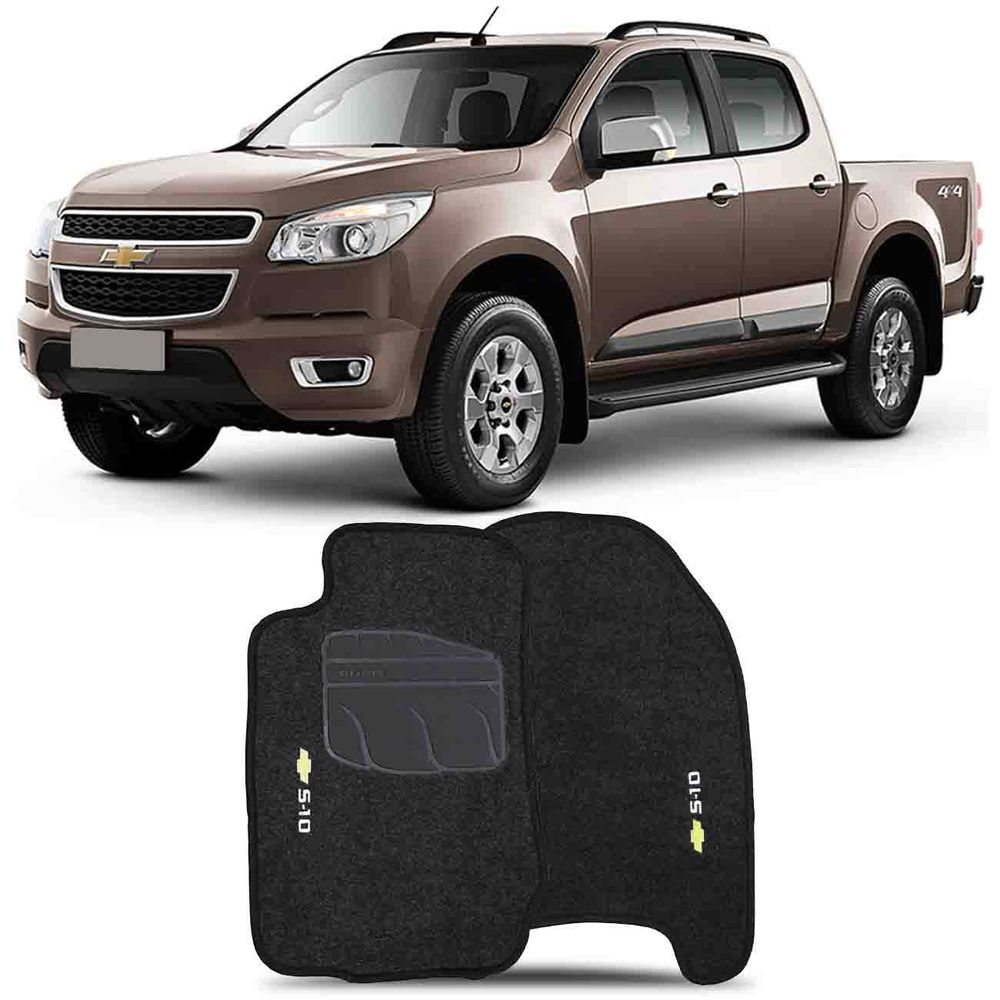 Jogo Tapete Nova S10 2012 a 2021 Cabine Simples Carpete Grafite com Grafia Bordado 2 Peças Menor preço em Jogo Tapete Nova S10 2012 a 2021 Cabine Simples Carpete Grafite com Grafia Bordado 2 Peças