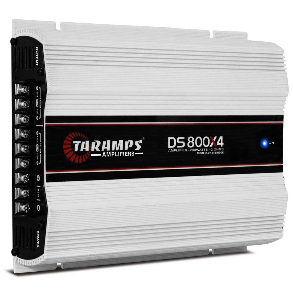 Módulo Amplificador Taramps DS 800X4 800W RMS 4 Canais 2 Ohms Classe D Menor preço em Módulo Amplificador Taramps DS 800X4 800W RMS 4 Canais 2 Ohms Classe D