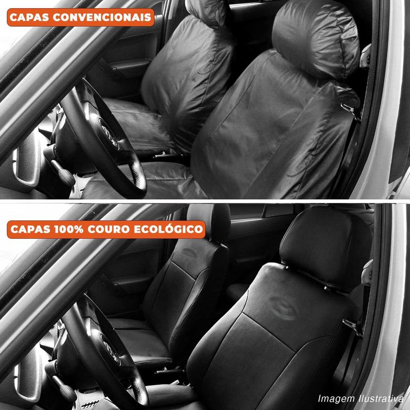 Capa Para Banco De Carro Automotivo Tecido/Nylon Chevrolet Corsa Celta  Prisma Onix Agile