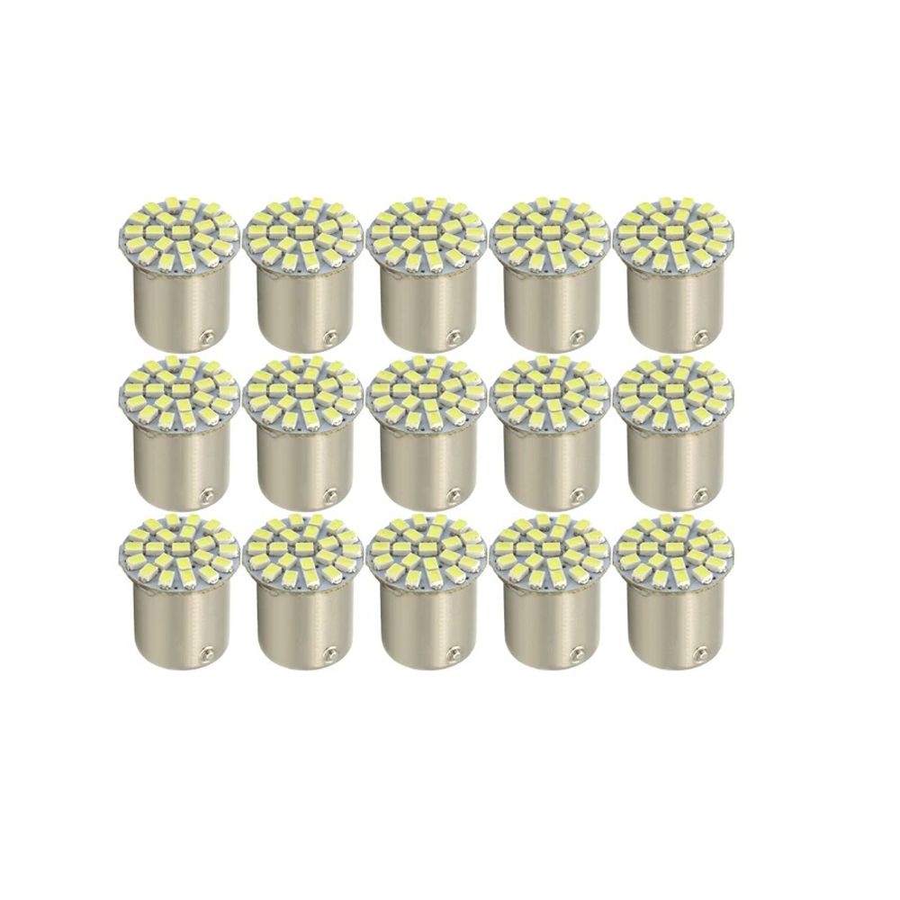 10 X Lâmpadas Led 1 Polo 1156 22 Leds 12v Branca Menor preço em 10 X Lâmpadas Led 1 Polo 1156 22 Leds 12v Branca