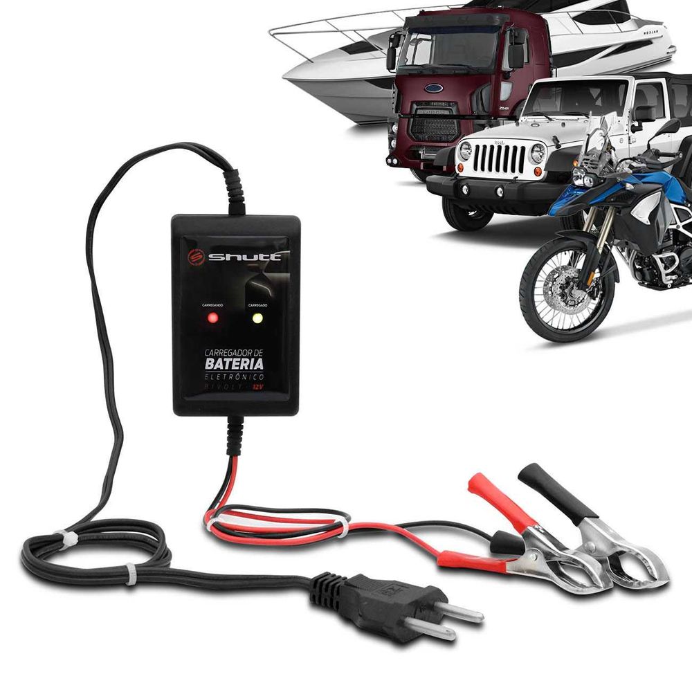 Carregador Bateria Shutt Bivolt 12V 2000mAh - Connect Parts