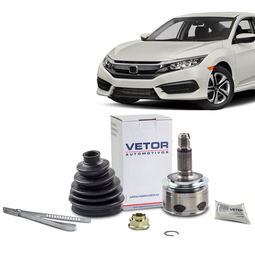 Junta Homocinética Honda Civic 2.0 2012 2013 2014 2015 2016 Vetor VT5412 Menor preço em Junta Homocinética Honda Civic 2.0 2012 2013 2014 2015 2016 Vetor VT5412