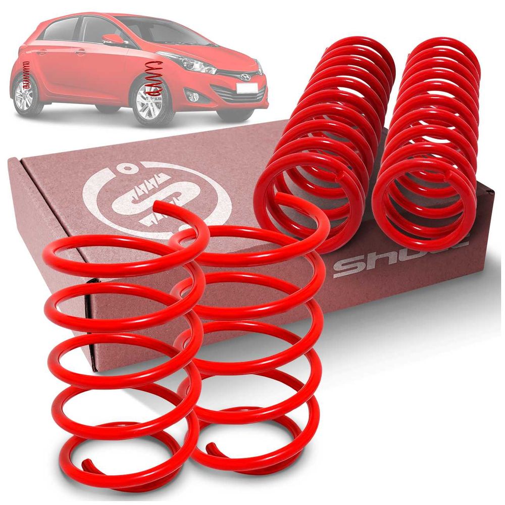 Jogo de Molas Esportivas Hyundai HB20 2013 2014 2015 2016 Suspensão Shutt Menor preço em Jogo de Molas Esportivas Hyundai HB20 2013 2014 2015 2016 Suspensão Shutt