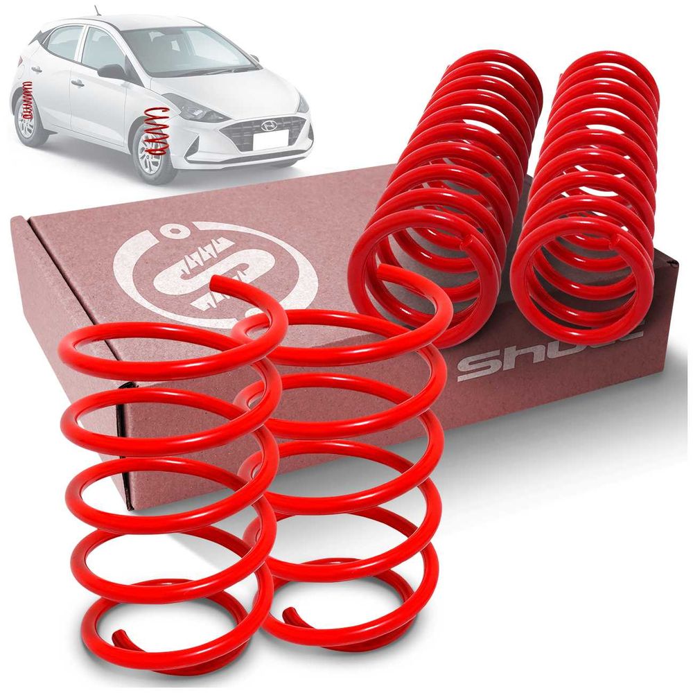 Jogo de Molas Esportivas Hyundai HB20 2017 2018 2019 Suspensão Shutt Menor preço em Jogo de Molas Esportivas Hyundai HB20 2017 2018 2019 Suspensão Shutt