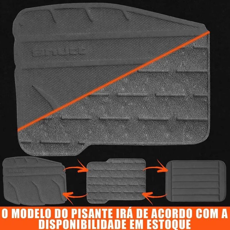 Jogo de Tapetes Automotivos PVC Saveiro Cross - Connect Parts