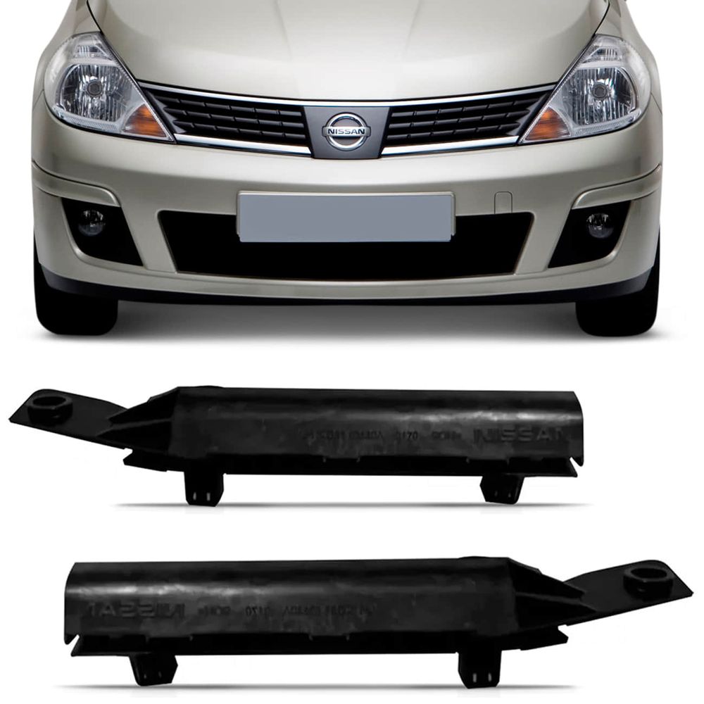 Suporte Guia Parachoque Dianteiro Tiida 2007 2008 2009 2010 Menor preço em Suporte Guia Parachoque Dianteiro Tiida 2007 2008 2009 2010