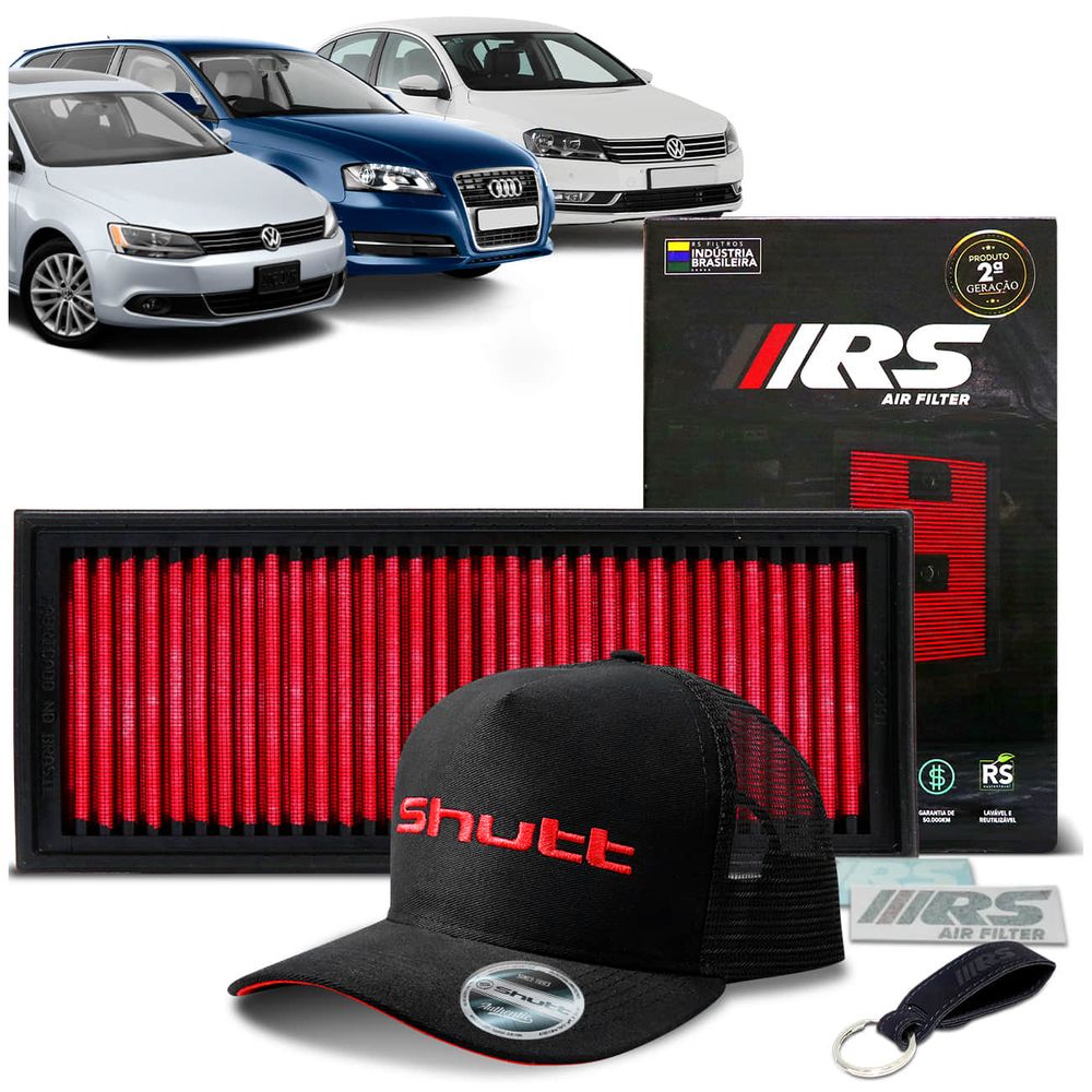 Filtro de Ar Esportivo Inbox RS de Alta Performance VW AUDI RS2991 + Boné Shutt Menor preço em Filtro de Ar Esportivo Inbox RS de Alta Performance VW AUDI RS2991 + Boné Shutt