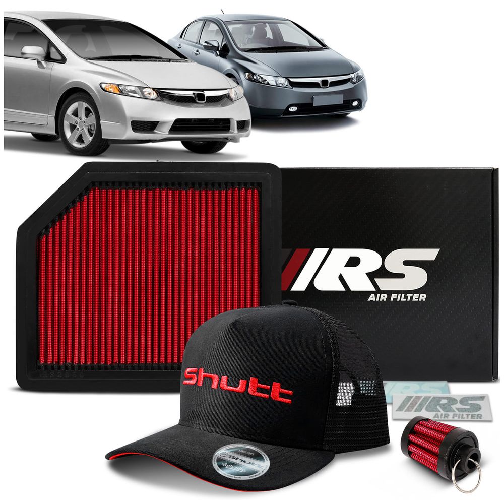 Filtro de Ar Esportivo Inbox RS de Alta Performance Civic 2007 a 2011 RS2959 + Boné Shutt Menor preço em Filtro de Ar Esportivo Inbox RS de Alta Performance Civic 2007 a 2011 RS2959 + Boné Shutt