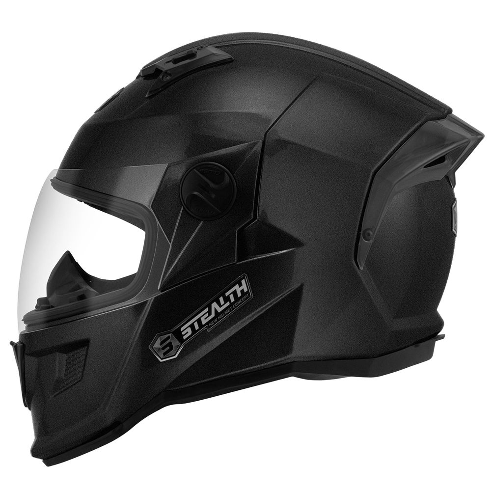Capacete Fechado Moto Pro Tork Stealth Solid Brilhante Menor preço em Capacete Fechado Moto Pro Tork Stealth Solid Brilhante