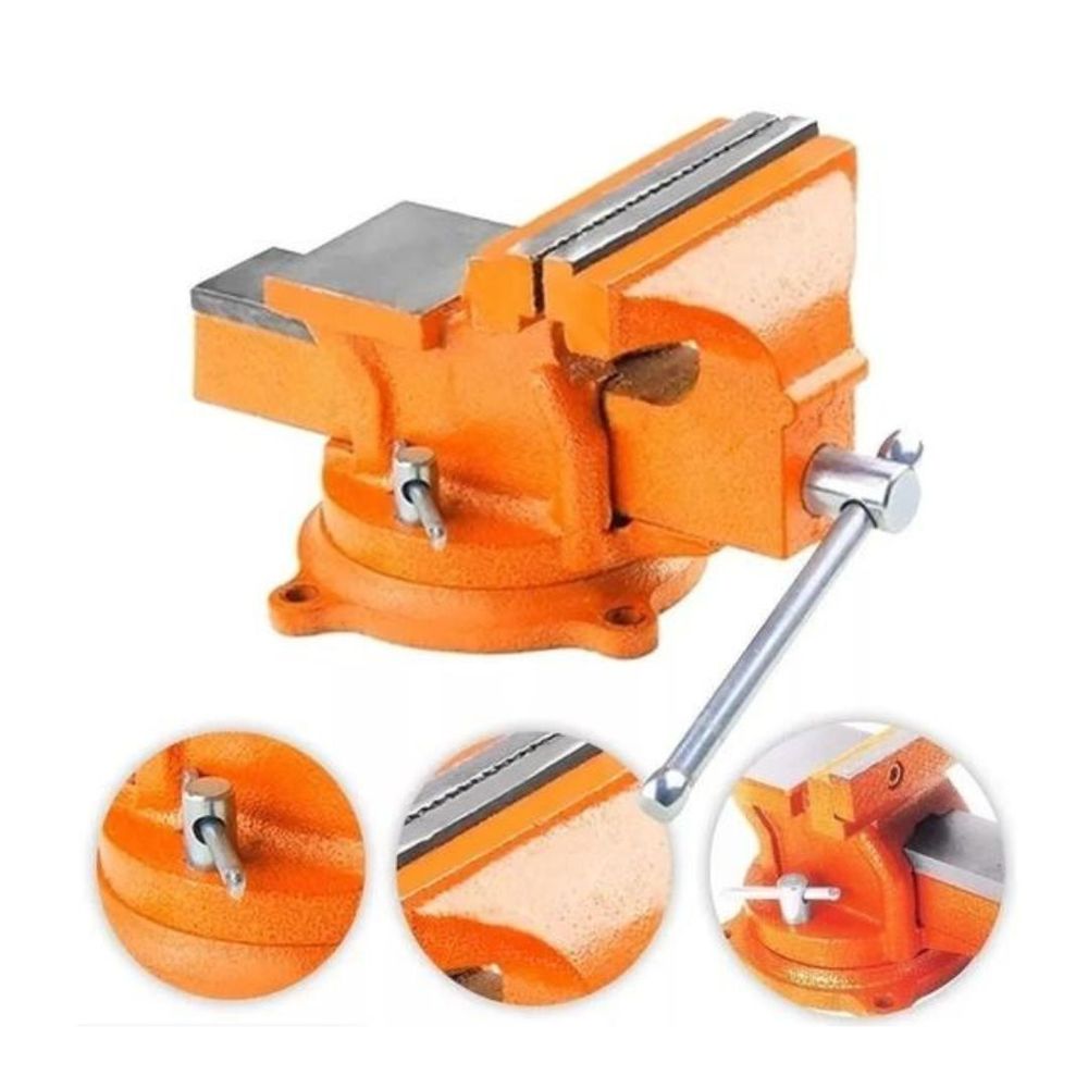 Torno Morsa De Bancada 5 Base Giratoria 125mm Bigorna Sparta 186255 Menor preço em Torno Morsa De Bancada 5 Base Giratoria 125mm Bigorna Sparta 186255