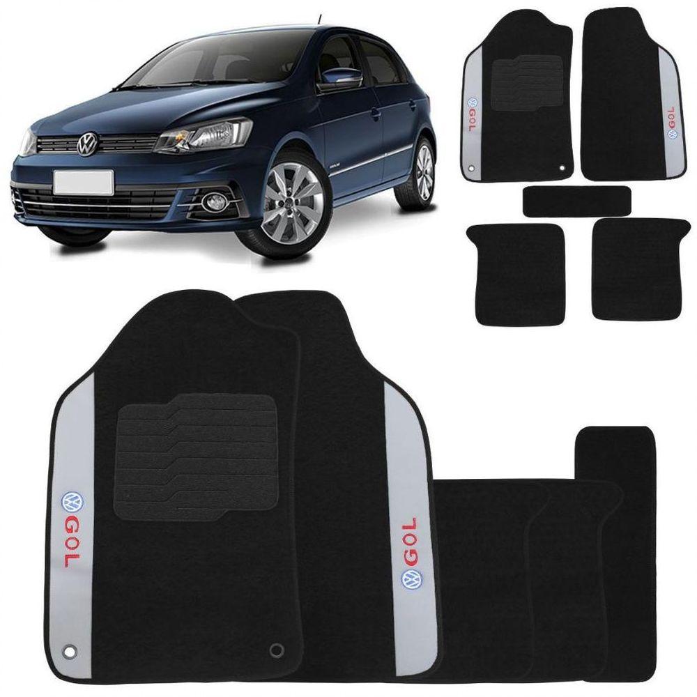 Jogo de Tapete Carpete Gol G7 2017 A 2019 Preto Bordado Menor preço em Jogo de Tapete Carpete Gol G7 2017 A 2019 Preto Bordado
