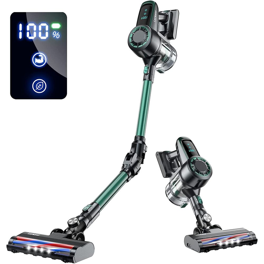 Laresar Aspirador de Po Multifuncional sem Fio com Acessorios e Painel LED Ideal para Pets 110V250W Preto Menor preço em Laresar Aspirador de Po Multifuncional sem Fio com Acessorios e Painel LED Ideal para Pets 110V250W Preto