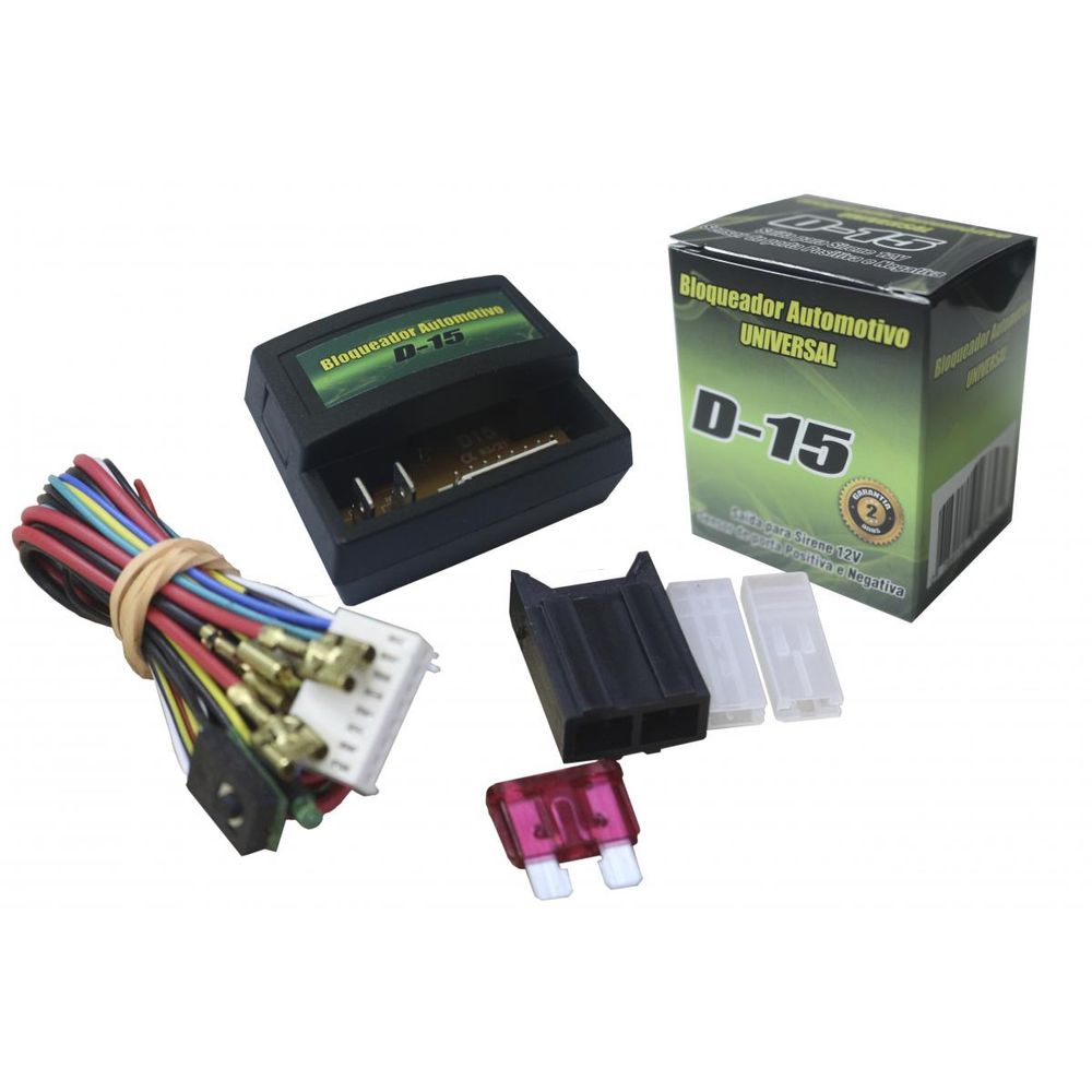 KIT Alarme Bloqueador Automotivo Veicular D-15 e Sirene Universal Automotiva E Residencial 6 Tons 12V Menor preço em KIT Alarme Bloqueador Automotivo Veicular D-15 e Sirene Universal Automotiva E Residencial 6 Tons 12V