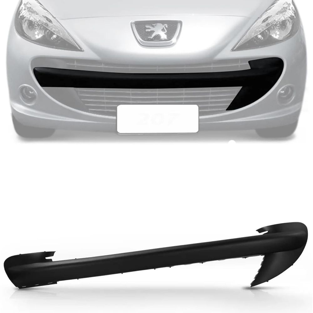 Moldura ParaChoque Dianteiro Peugeot 207 2008 2009 2010 2011 2012 2013 2014 2015 Preto Menor preço em Moldura ParaChoque Dianteiro Peugeot 207 2008 2009 2010 2011 2012 2013 2014 2015 Preto