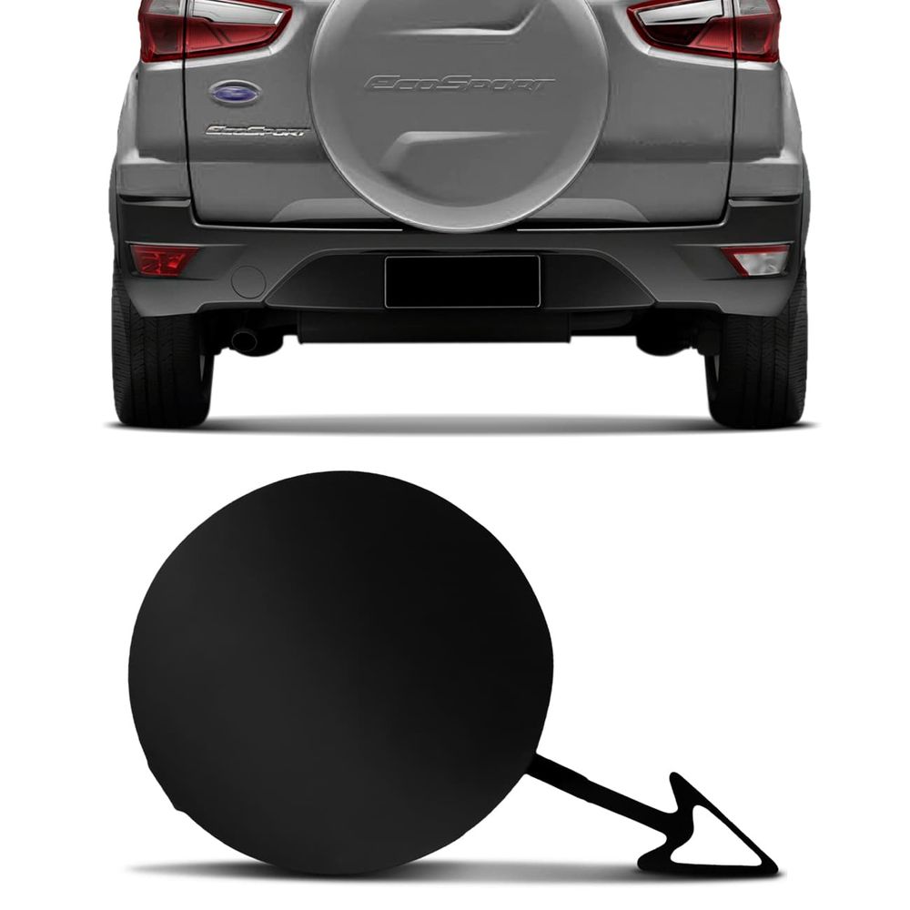 Tampa Reboque Parachoque Traseiro Ford Ecosport 2018 2019 2020 2021 Preta Menor preço em Tampa Reboque Parachoque Traseiro Ford Ecosport 2018 2019 2020 2021 Preta