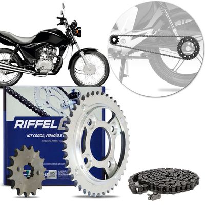 Kit Relação Transmissão Twister CBX 250 2001 á 09 Duas Almas