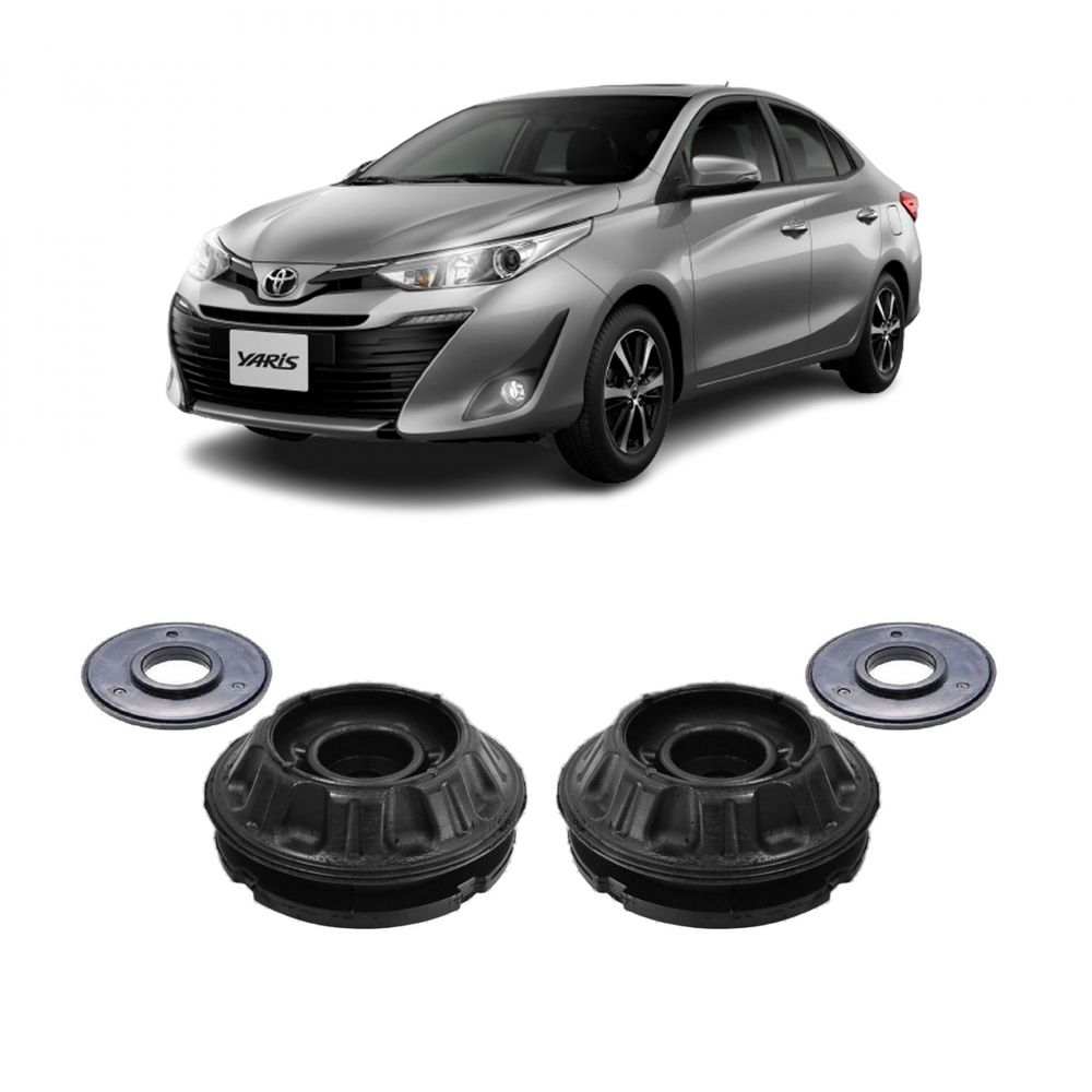 Kit Coxim Suspensão Dianteira Yaris Sedan 2019 2020 2021 22 Menor preço em Kit Coxim Suspensão Dianteira Yaris Sedan 2019 2020 2021 22