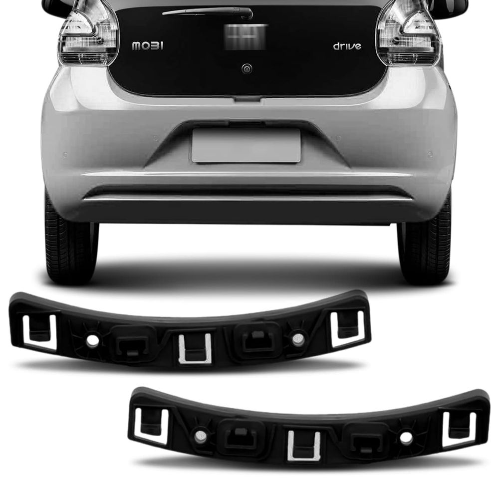 Guia Suporte Parachoque Traseiro Fiat Mobi 2016 2017 2018 2019 2020 2021 2022 2023 Preto Menor preço em Guia Suporte Parachoque Traseiro Fiat Mobi 2016 2017 2018 2019 2020 2021 2022 2023 Preto