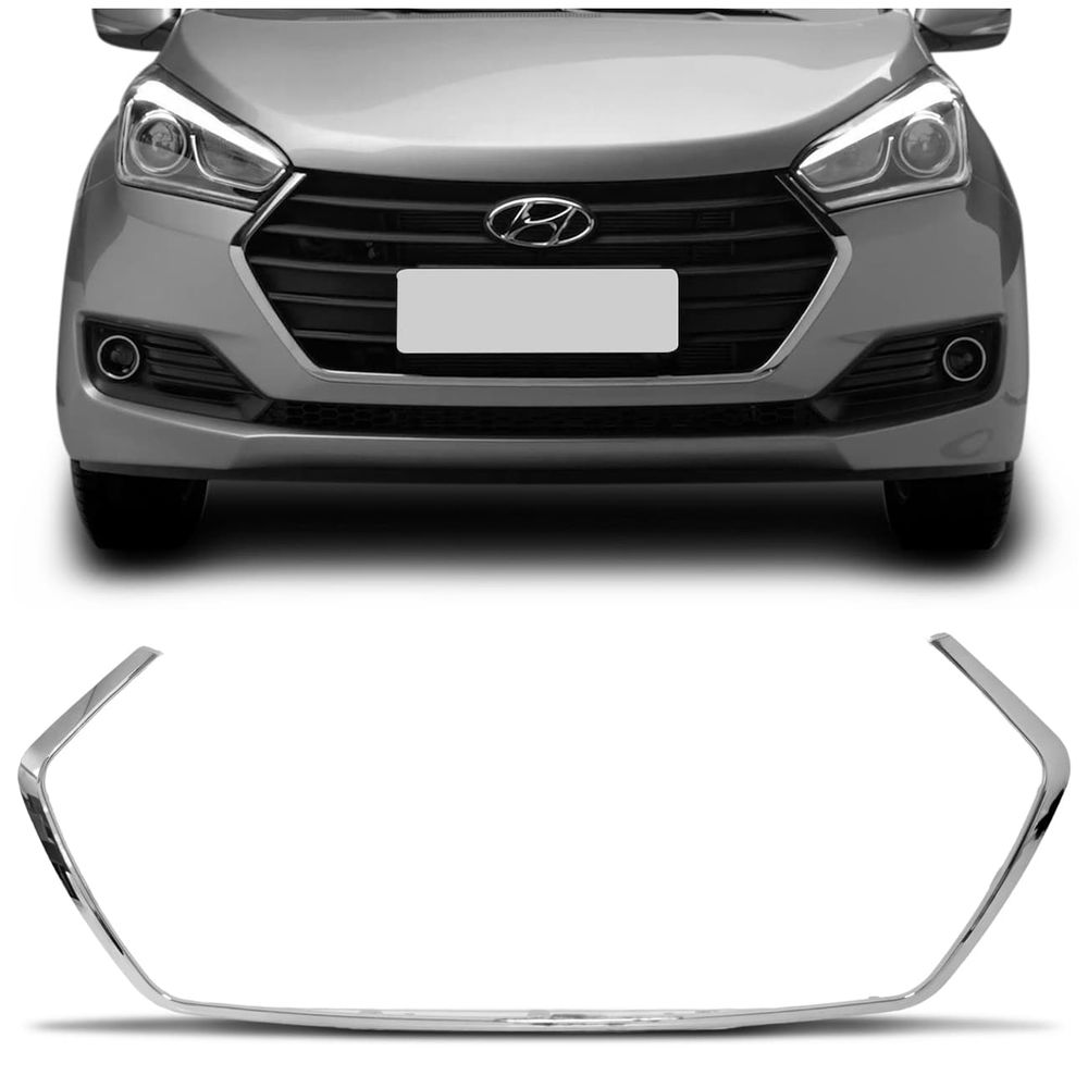 Friso Moldura Grade do Radiador HB20 Hatch 2016 2017 2018 2019 2020 2021 2022 Cromado Menor preço em Friso Moldura Grade do Radiador HB20 Hatch 2016 2017 2018 2019 2020 2021 2022 Cromado