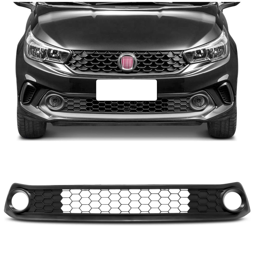 Grade Para-choque Central Argo 2017 2018 2019 2020 2021 2022 Preta Com Furo para Milha Menor preço em Grade Para-choque Central Argo 2017 2018 2019 2020 2021 2022 Preta Com Furo para Milha