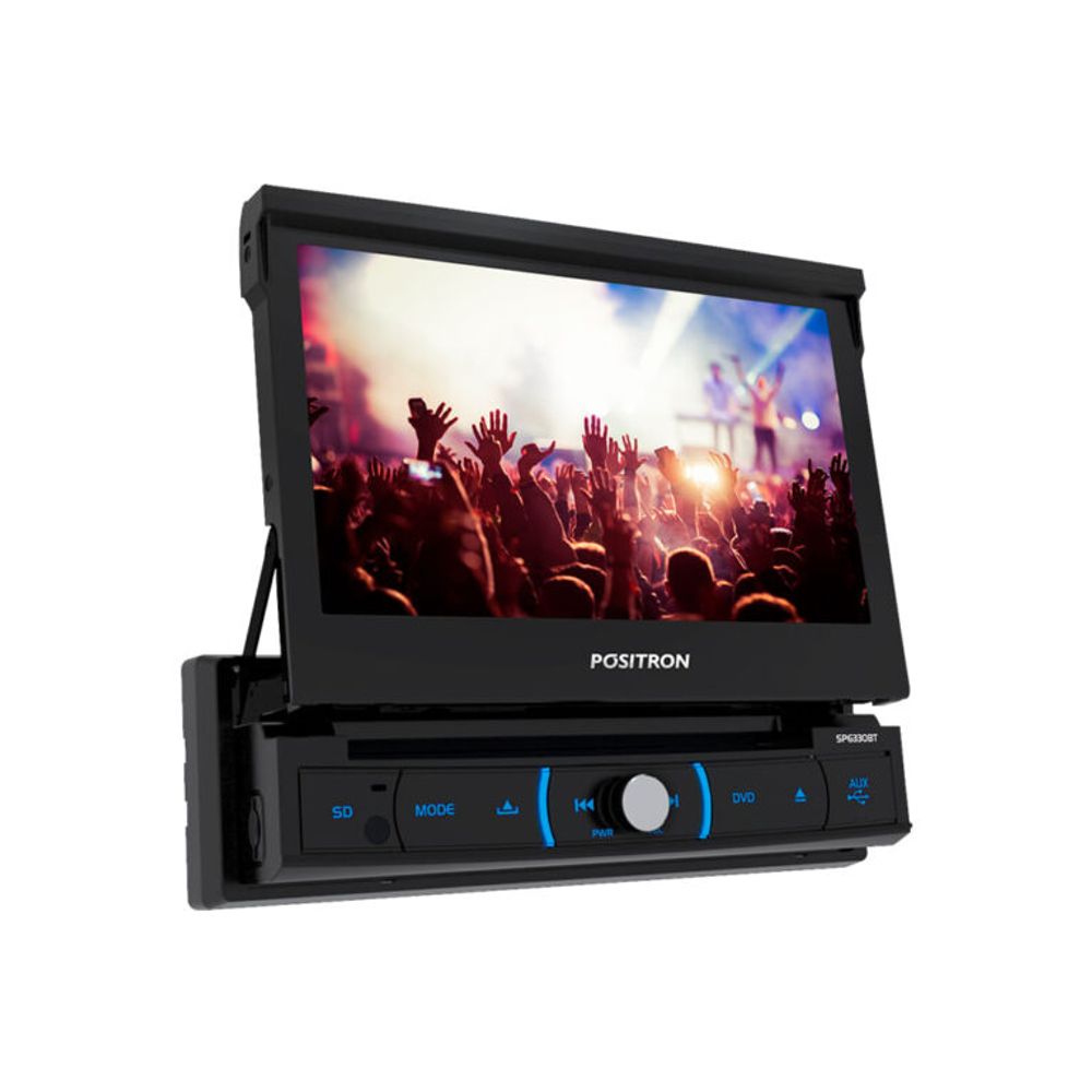 Central Multimidia Retrátil Pósitron SP6330BT 7” 1 Din Espelhamento Android Bluetooth DVD MP3 SD USB Menor preço em Central Multimidia Retrátil Pósitron SP6330BT 7” 1 Din Espelhamento Android Bluetooth DVD MP3 SD USB