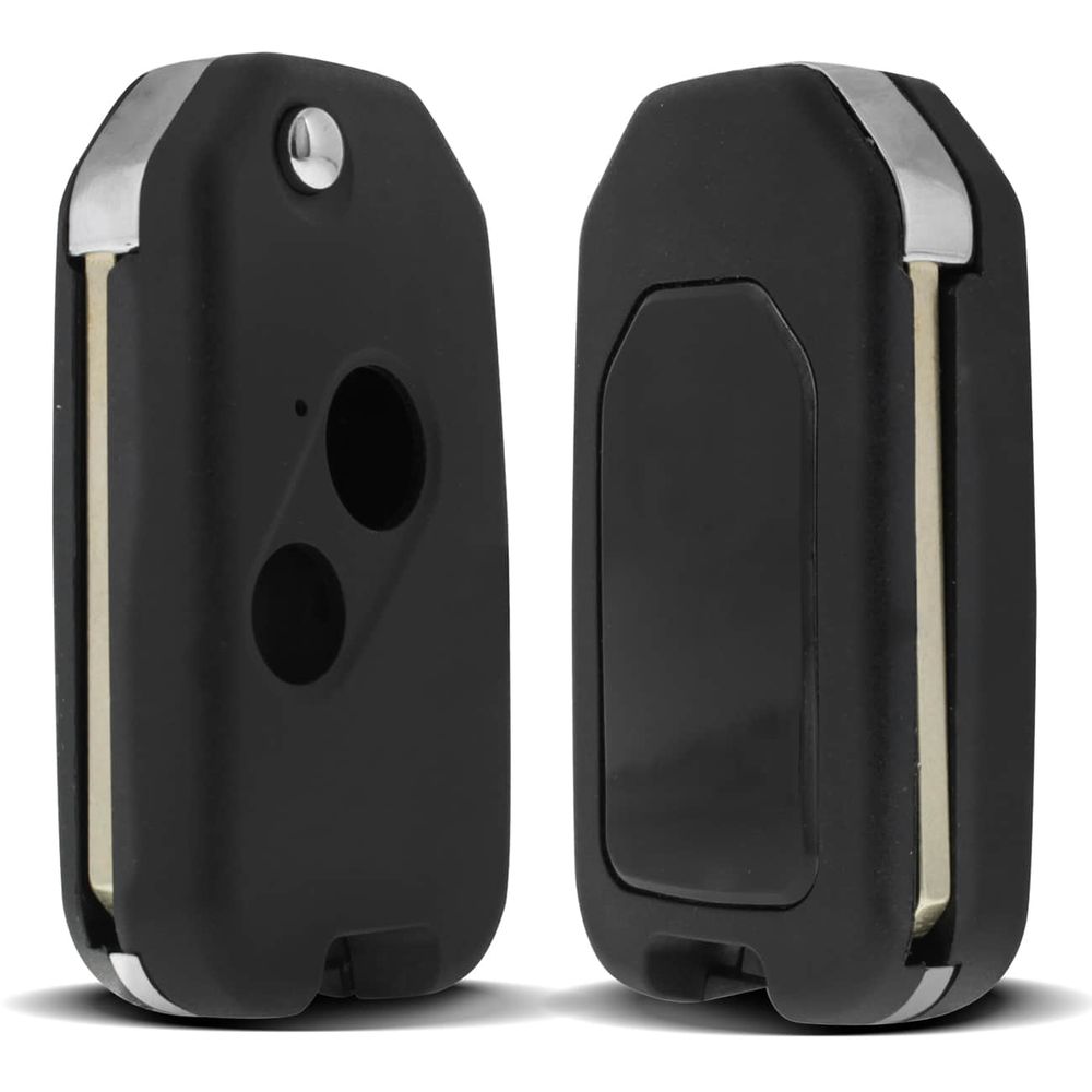 Carcaça Chave Canivete New Civic Fit City CRV 2007 a 2011 2 Botões Com Lâmina Modelo Original Preta Menor preço em Carcaça Chave Canivete New Civic Fit City CRV 2007 a 2011 2 Botões Com Lâmina Modelo Original Preta