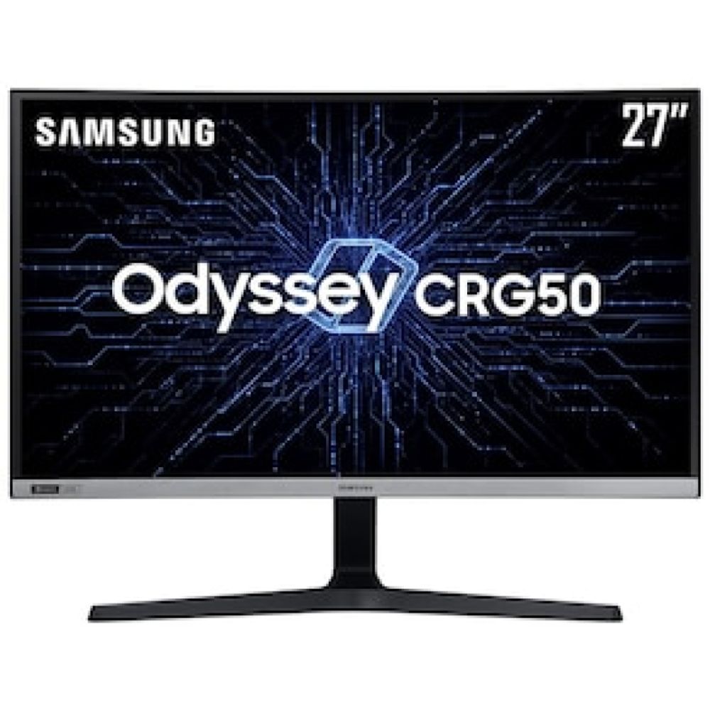 Menor preço em Monitor Gamer Curvo Samsung 27", FHD, 240 Hz,HDMI , DP, Gsync, Preto e Cinza , Série CRG50