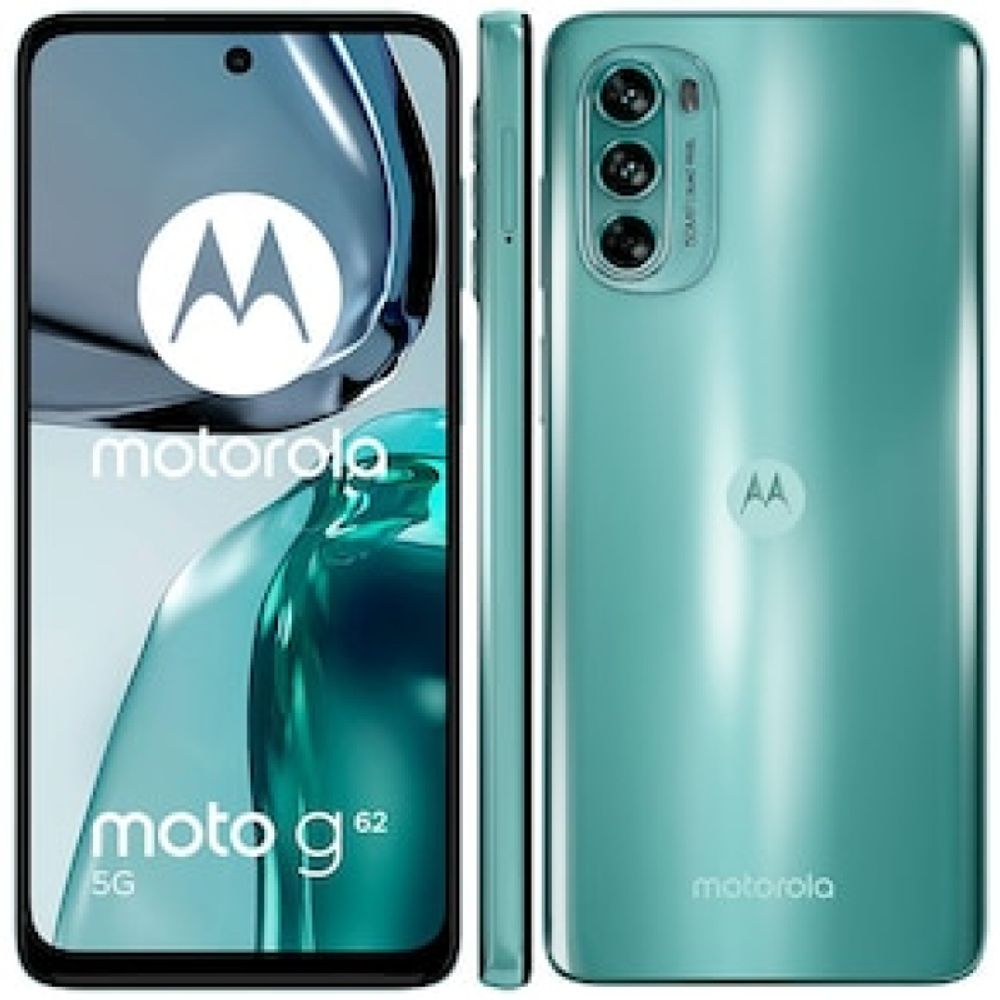 Smartphone Motorola Moto G62 5G Verde 128GB, 4GB RAM, Tela de 6.5”, Câmera Traseira Tripla, Android 12 e Processador Octa-Core Menor preço em Smartphone Motorola Moto G62 5G Verde 128GB, 4GB RAM, Tela de 6.5”, Câmera Traseira Tripla, Android 12 e Processador Octa-Core