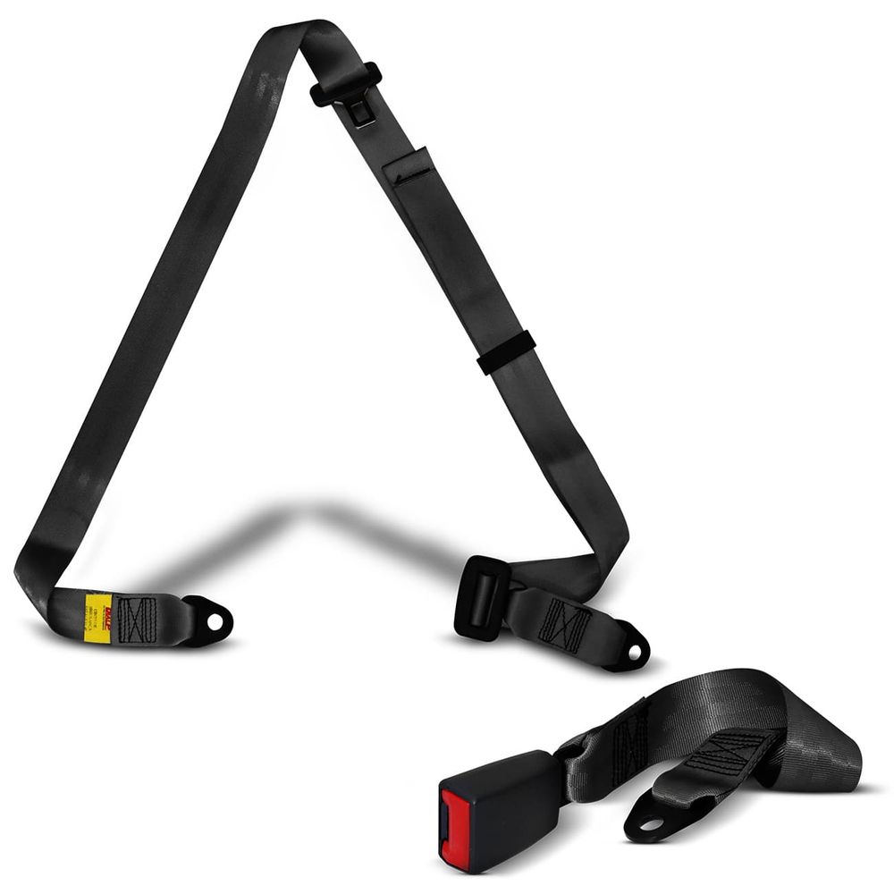 Cinto de Segurança 3 Pontos Dianteiro Traseiro Universal Preto Estático Menor preço em Cinto de Segurança 3 Pontos Dianteiro Traseiro Universal Preto Estático