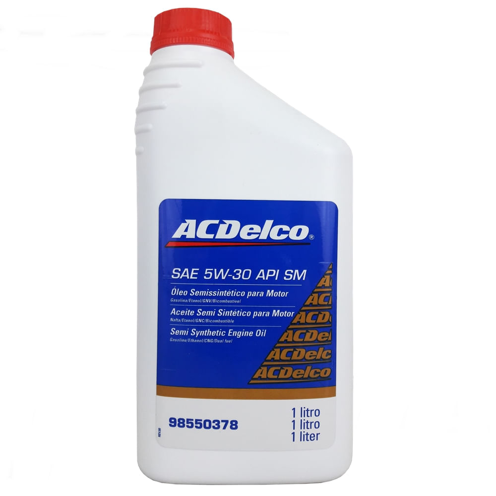 Óleo Lubrificante do Motor ACDelco SAE 5W30 API SN Semissintético 1L é boa?