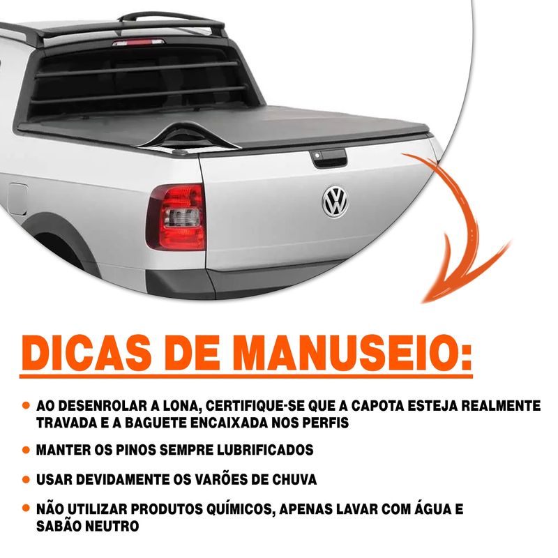 Capota Maritima Volks Saveiro Cross G5 C/d C/sto 2014 A 2023