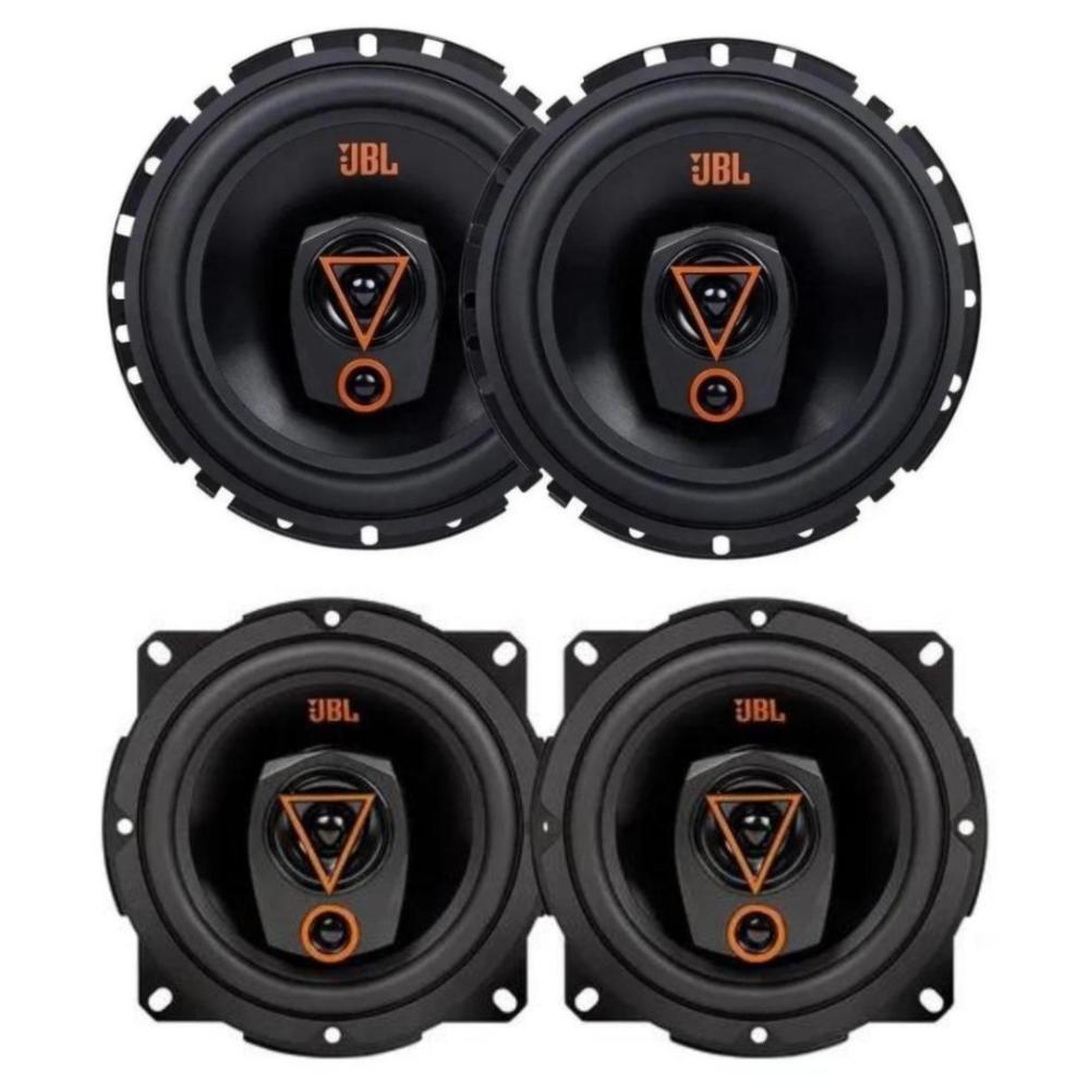 Par De Auto Falante 6'' JBL 6trms80 + Par 5'' JBL 5TRMS80 Menor preço em Par De Auto Falante 6'' JBL 6trms80 + Par 5'' JBL 5TRMS80