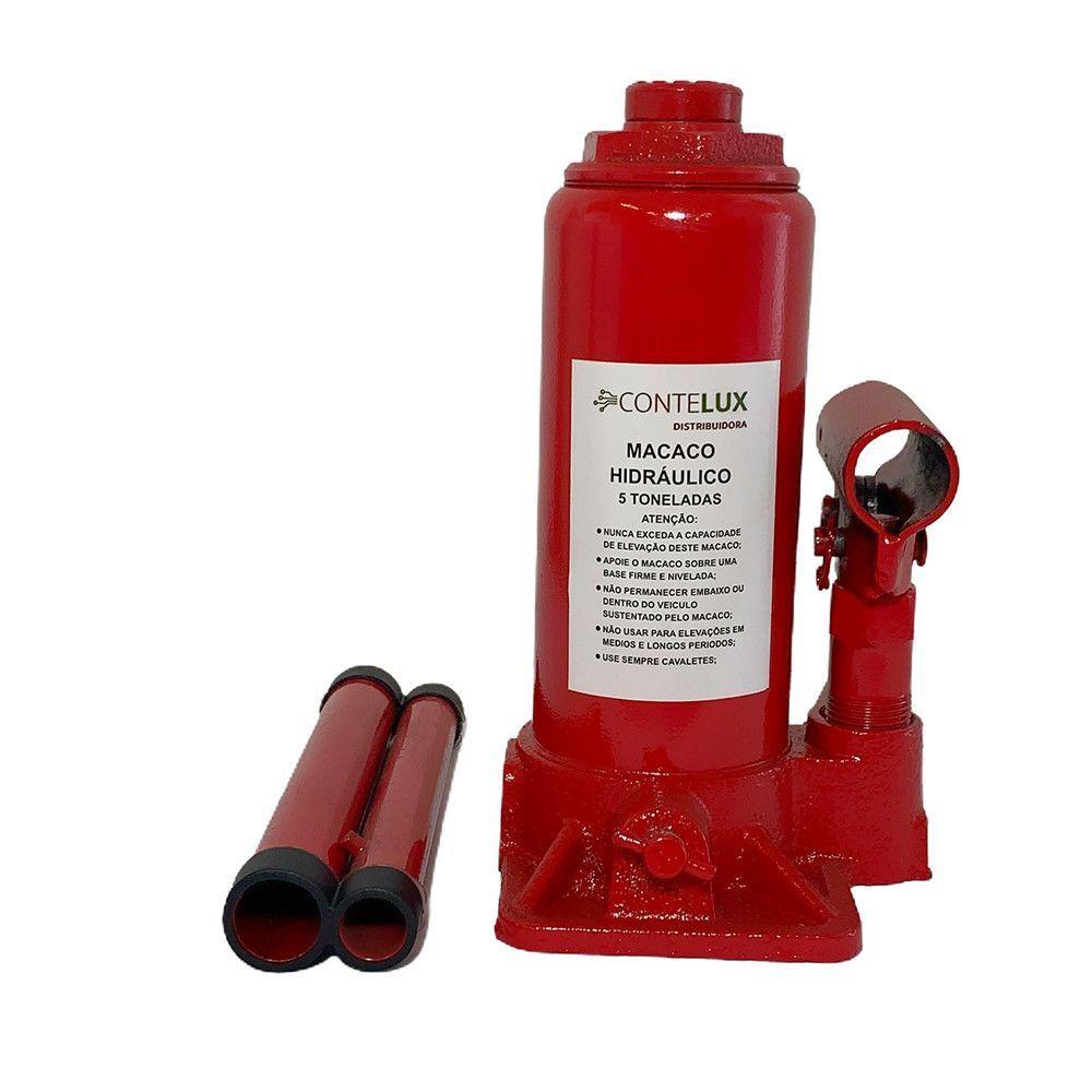 Macaco Hidráulico Garrafa 5 Toneladas Vermelho é boa?