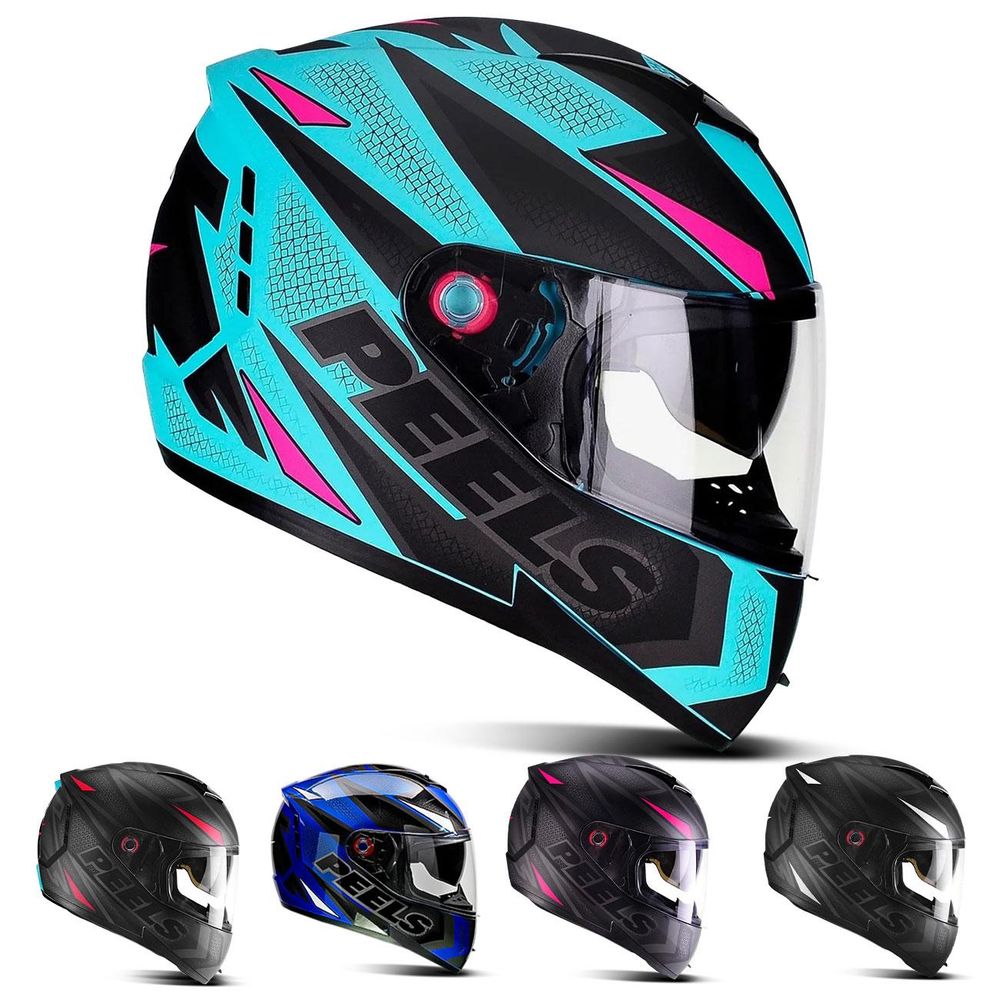 Capacete Peels Icon Fast Preto Fosco Branco Vermelho Azul Rosa Fechado Menor preço em Capacete Peels Icon Fast Preto Fosco Branco Vermelho Azul Rosa Fechado