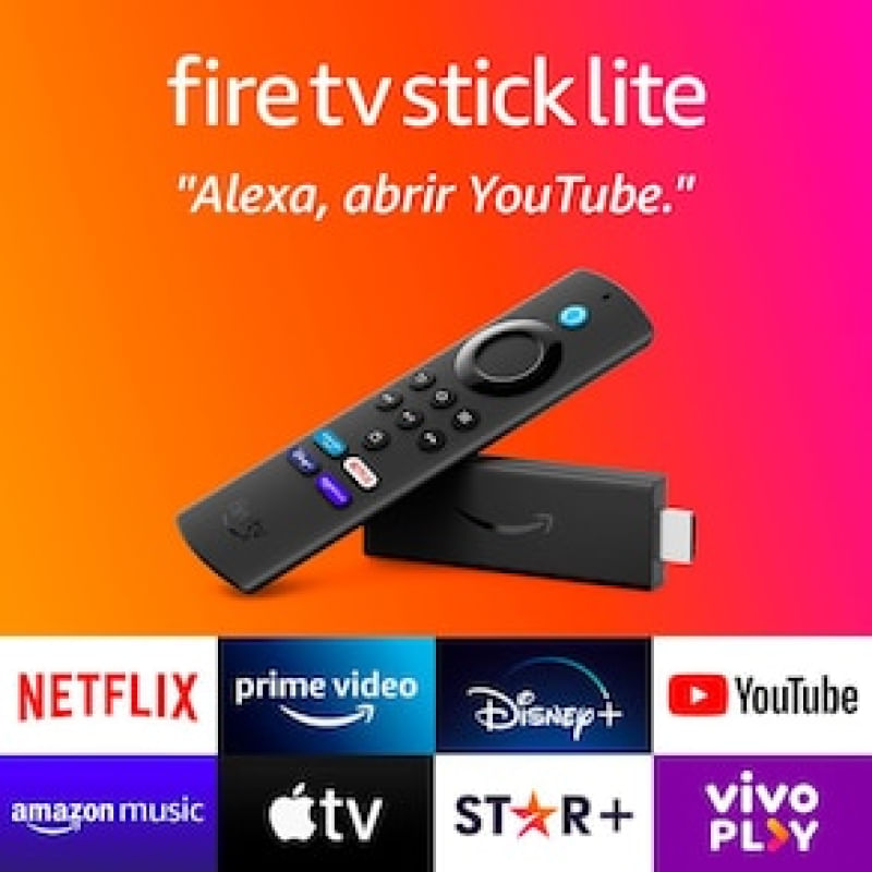 TV Stick 4K Reprodutor Portátil de Conteúdos Streaming + Comando