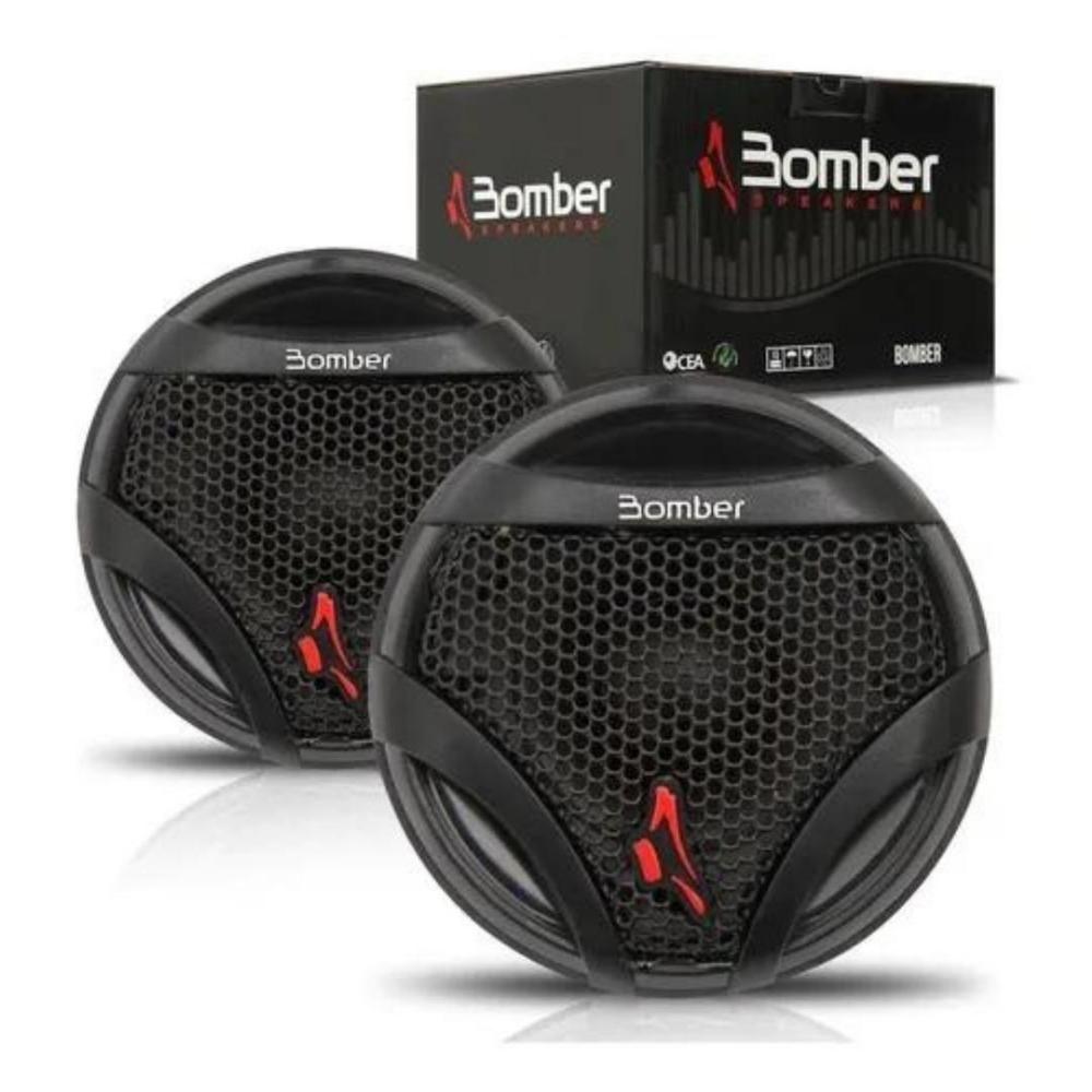 Kit Mini Tweeter Som Carro Bomber Upgrade 120w Rms Par Menor preço em Kit Mini Tweeter Som Carro Bomber Upgrade 120w Rms Par