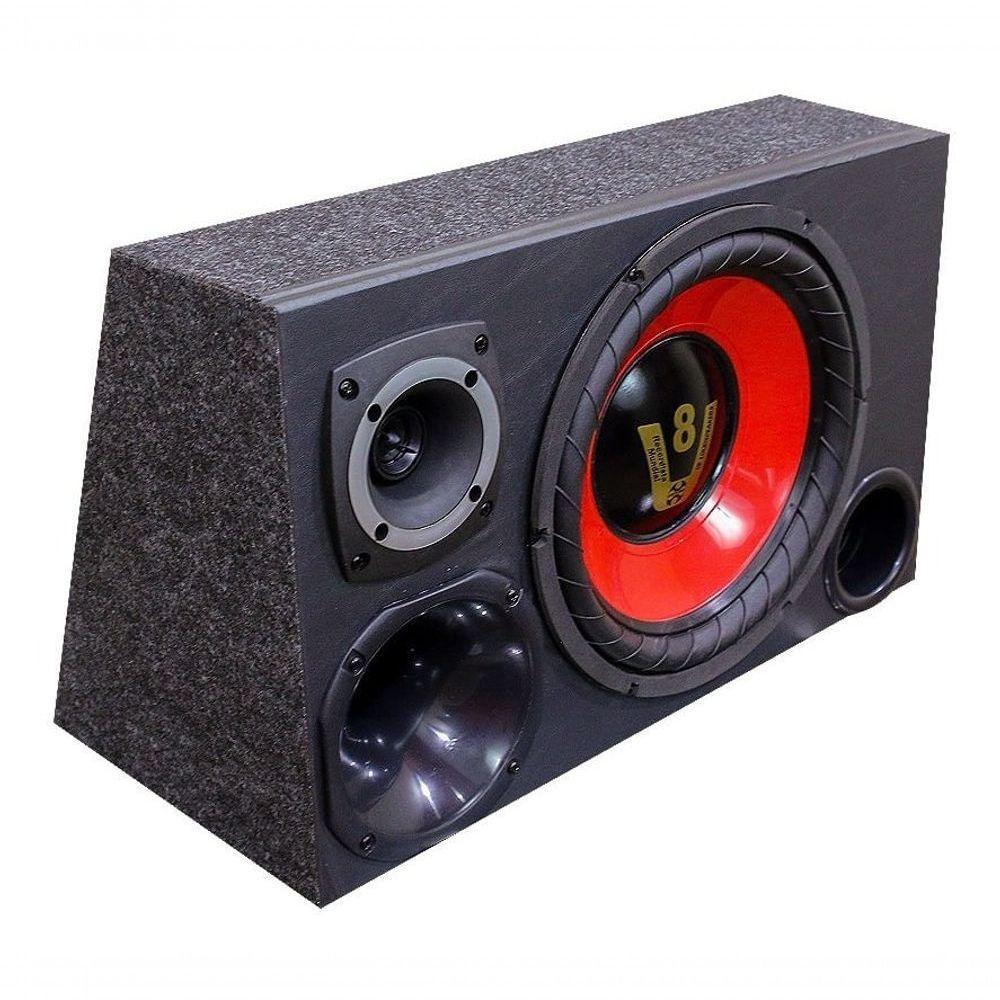 Caixa Som Automotivo Trio Completa Subwoofer Fiat Argo Vermelha Menor preço em Caixa Som Automotivo Trio Completa Subwoofer Fiat Argo Vermelha