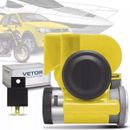 buzina-a-ar-maritima-universal-veiculos-12v-com-compressor-2-corneta-amarela-vetor-vt045-connectparts--1-
