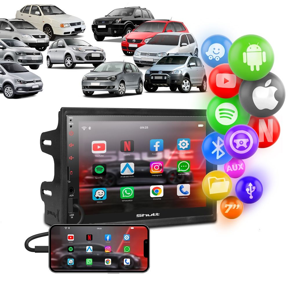 Central Multimídia Golf Polo Fox Fiesta Ecosport 2 Din 7" Espelha Android IOS New Miami + Moldura é ruim? Central Multimídia Golf Polo Fox Fiesta Ecosport 2 Din 7" Espelha Android IOS New Miami + Moldura é boa?