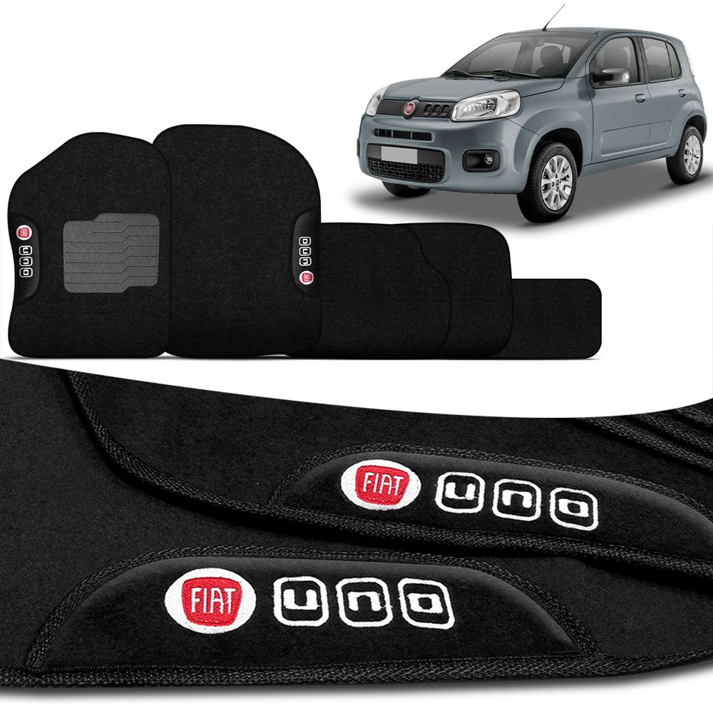 Jogo Tapete Novo Uno 2010 a 2018 Carpete com Grafia Bordado 5 Peças Menor preço em Jogo Tapete Novo Uno 2010 a 2018 Carpete com Grafia Bordado 5 Peças