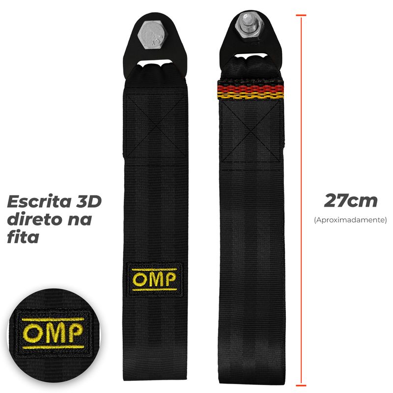 Cinta Reboque Tow Strap Universal OMP Cores - Connect Parts