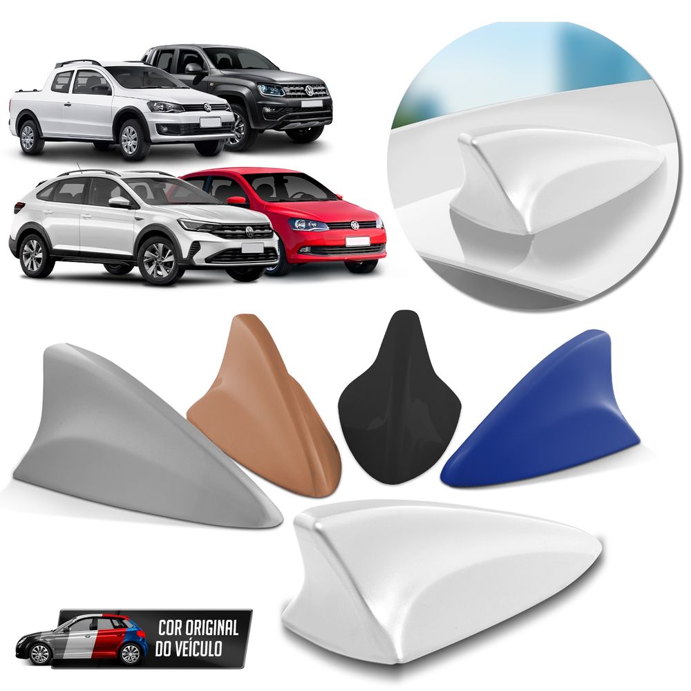 Antena Tubarão Shark Cor Original Volkswagen Com Circuito AM FM Menor preço em Antena Tubarão Shark Cor Original Volkswagen Com Circuito AM FM