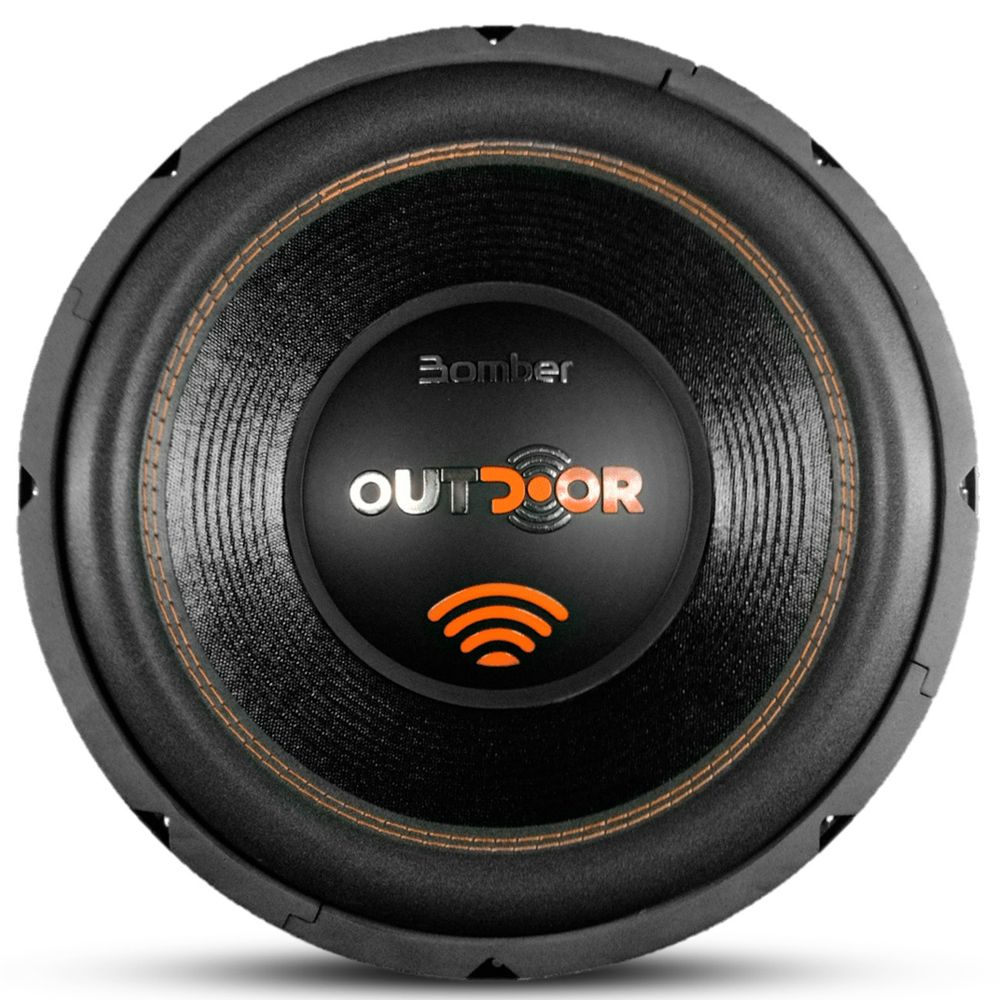 Alto Falante Subwoofer Bomber Outdoor 12 Polegadas 500W RMS 4 Ohms Bobina Simples Menor preço em Alto Falante Subwoofer Bomber Outdoor 12 Polegadas 500W RMS 4 Ohms Bobina Simples