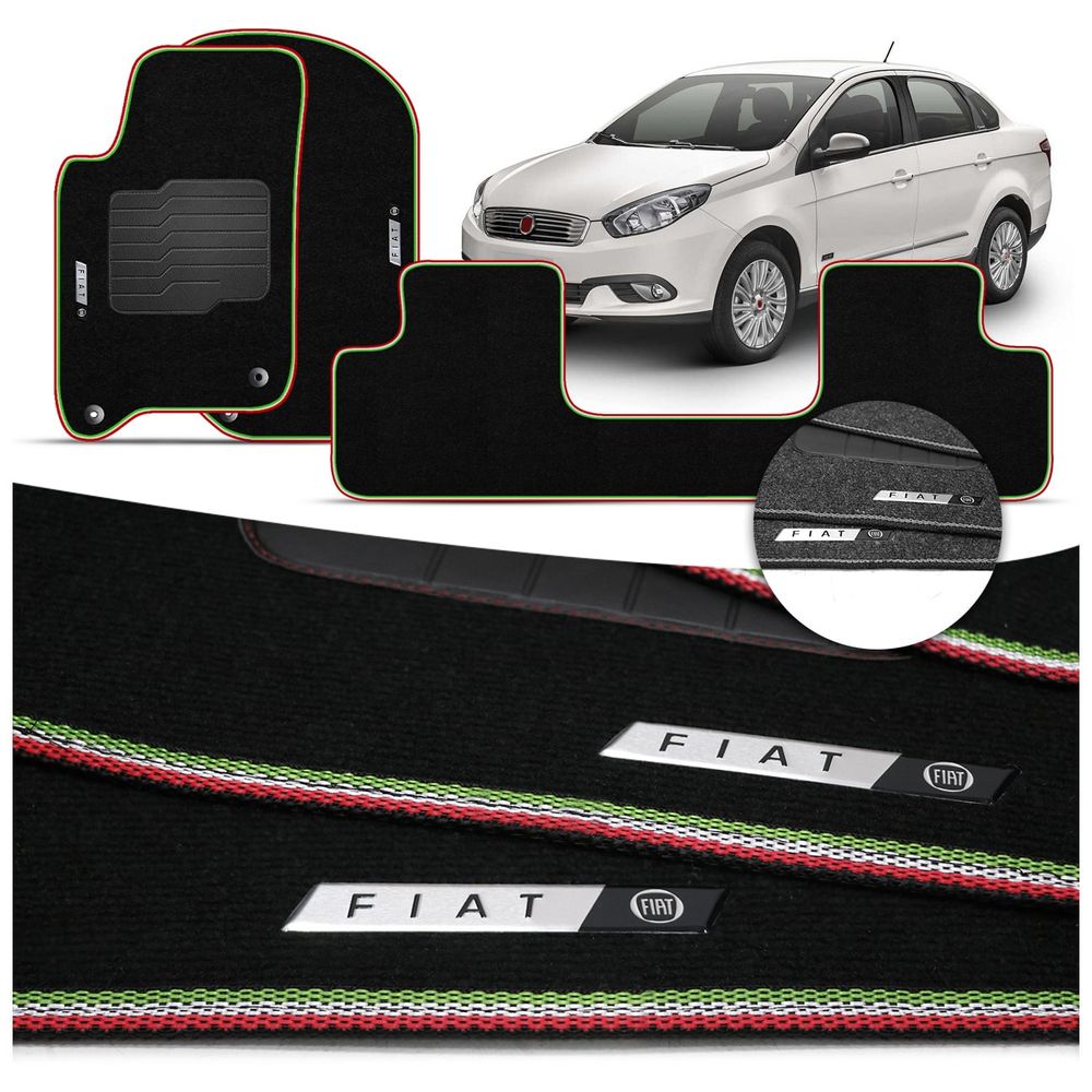 Tapetes para carros Fiat - Personalizados - Sobre Medidas